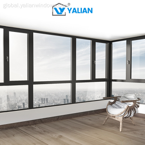 Swinging Windows Customizable Aluminum American Style Swing Casement Windows Supplier